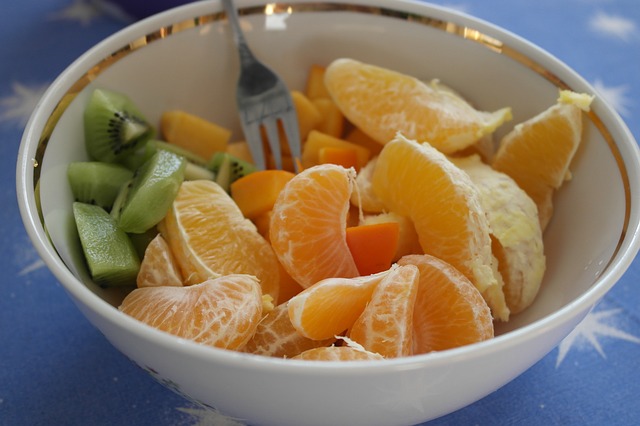 breakfast fruit plate